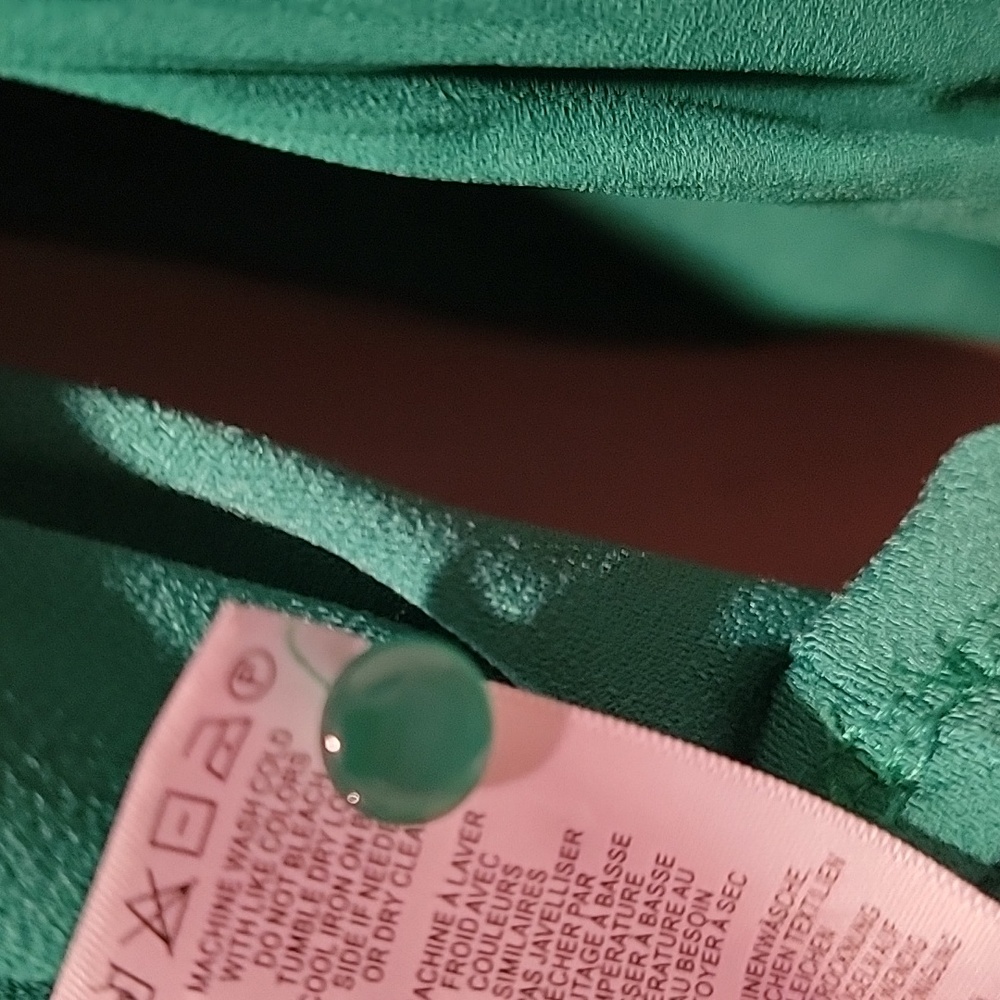 Adrianna Papell Emerald Green Blouse - Picture 4 of 5